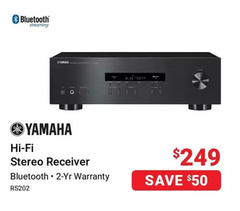 Visions Electronics Yamaha hi-fi stereo receiver offer