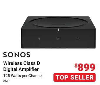 Visions Electronics Sonos wireless class d digital amplifier offer