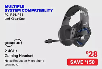 Visions Electronics Soundstage 2.4ghz gaming headset offer