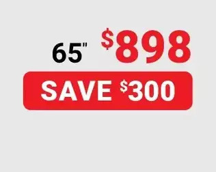 Visions Electronics Samsung 65" smart tv offer