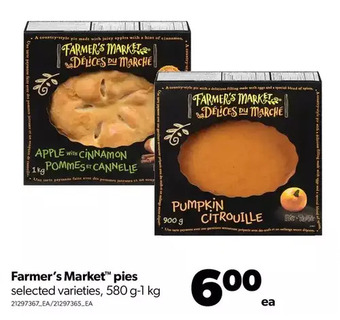 Real Canadian Superstore Farmer's market pies offer