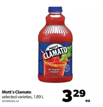 Real Canadian Superstore Mott's clamato offer
