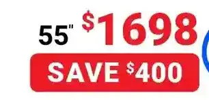 Visions Electronics Lg 55" oled evo c2 4k hdr oled evo smart tv offer