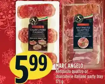 Marché Adonis Marc angelo antipasto quattro or charcuterie italiano party tray offer