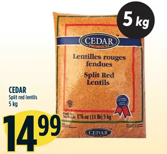 Marché Adonis Cedar split red lentils offer