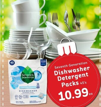 IGA Seventh Generation Dishwasher Detergent Packs offer