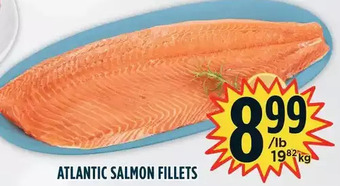 Marché Adonis Atlantic salmon fillets offer