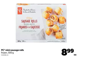 Real Canadian Superstore Pc mini sausage rolls offer