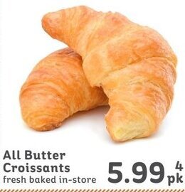 IGA All Butter Croissants offer