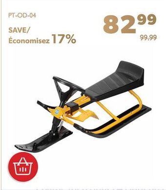 Shopper+ Snow racer, snow bike sled, durable metal snow slider - phat™ offer