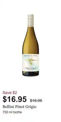 LCBO Bollini pinot grigio offer