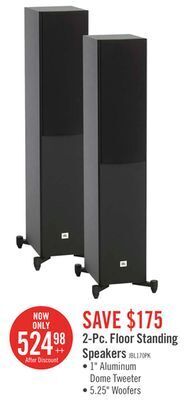 The Brick Jbl stage a170 tower speaker - set of two offer
