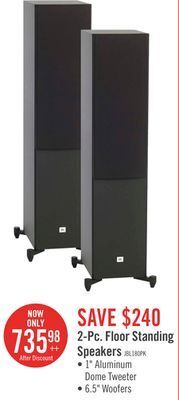 The Brick Jbl stage a180 tower speaker - set of two offer