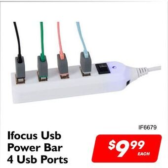 Factory Direct Ifocus usb power bar 4 usb ports offer