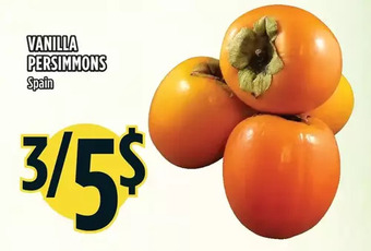 Marché Adonis Vanilla persimmons offer