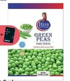FreshCo Heer Green Peas Frozen 1.5kg offer