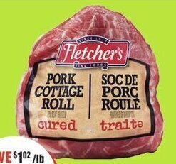 FreshCo Fletcher's Pork Cottage Roll Cured 7.65/kg offer