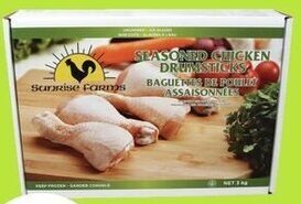 FreshCo Sunrise Farms Seasoned Chicken Drumsticks frozen 3kg offer