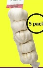 FreshCo Garlic 5pk Product of China offer