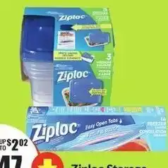 FreshCo Ziploc Storage Bags or Containers 2-90pk offer