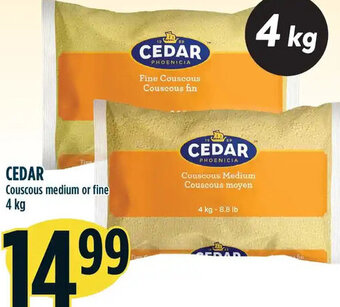 Marché Adonis Cedar Couscous Medium or Fine 4 kg offer
