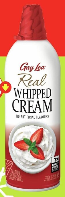 FreshCo Gay Lea Whipped Cream 225g offer