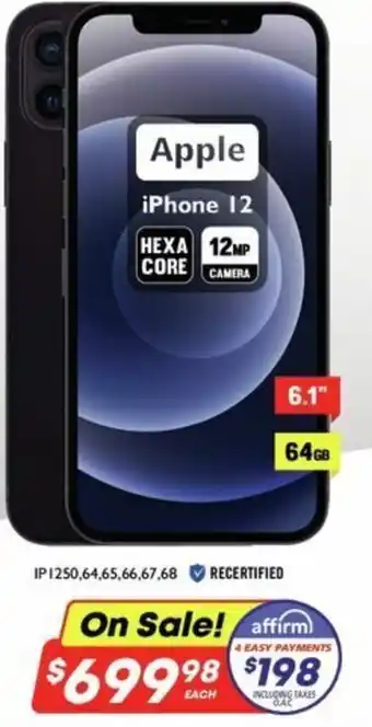 Factory Direct iphone 12 6.1" offer