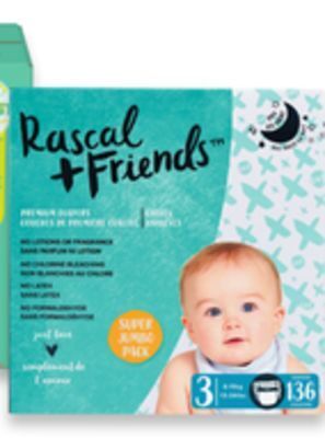 Walmart Rascal + friends jumbo box diapers offer