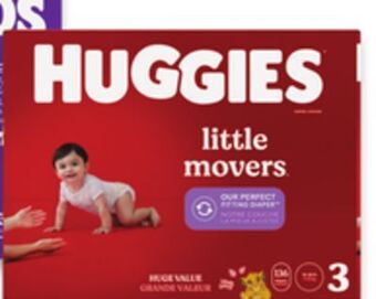 Walmart Huggies snug & dry, little movers or little snugglers mega colossal diapers offer