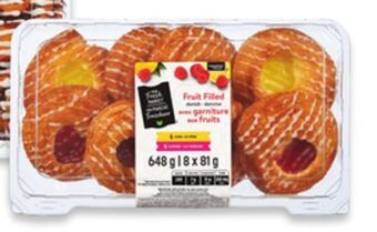 Walmart Your fresh market fruit-filled danishes offer
