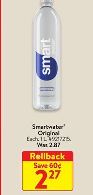 Walmart Smart water original offer