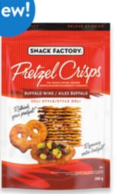 Walmart Snack factory pretzel crisps offer