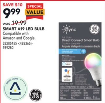 Lowe's Ge smart a19 led bulb offer