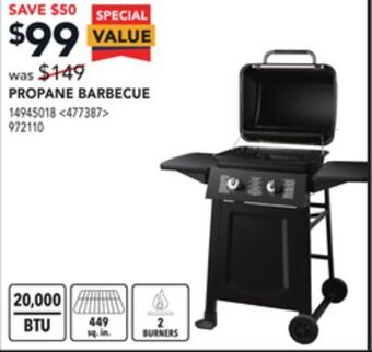 Lowe's Grill chef propane barbecue offer