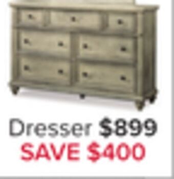 Leon's Emma dresser - oak offer