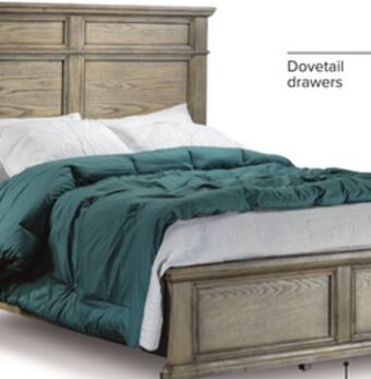 Leon's Emma 3-piece queen bed - oak offer