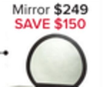 Leon's Cinema mirror - charcoal offer
