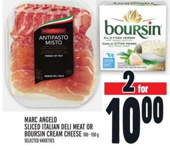 Metro Marc angelo sliced italian deli meat or boursin cream cheese offer