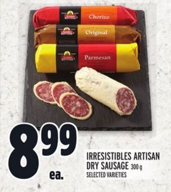 Metro Irresistibles artisan dry sausage offer
