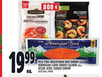 Metro Wild pink argentinian raw shrimp offer