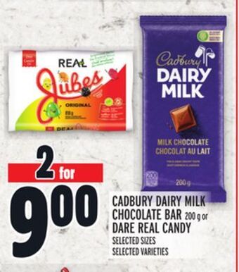 Metro Cadbury dairy milk chocolate bar offer