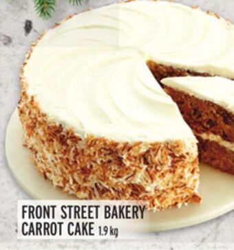 Metro Front street bakery carrot cake offer