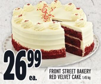 Metro Front street bakery red velvet cake offer