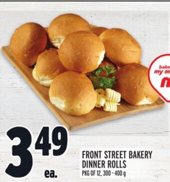 Metro Front street bakery dinner rolls offer
