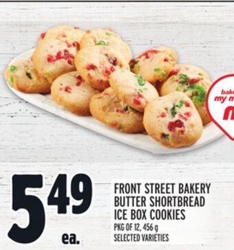 Metro Front street bakery butter shortbread ice box cookies offer