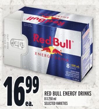 Metro Red bull energy drinks offer