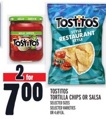 Metro Tostitos tortilla chips or salsa offer
