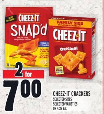 Metro Cheez-it crackers offer