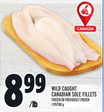 Metro Wild caught canadian sole fillets offer