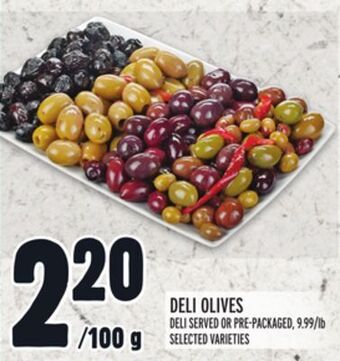 Metro Deli olives offer